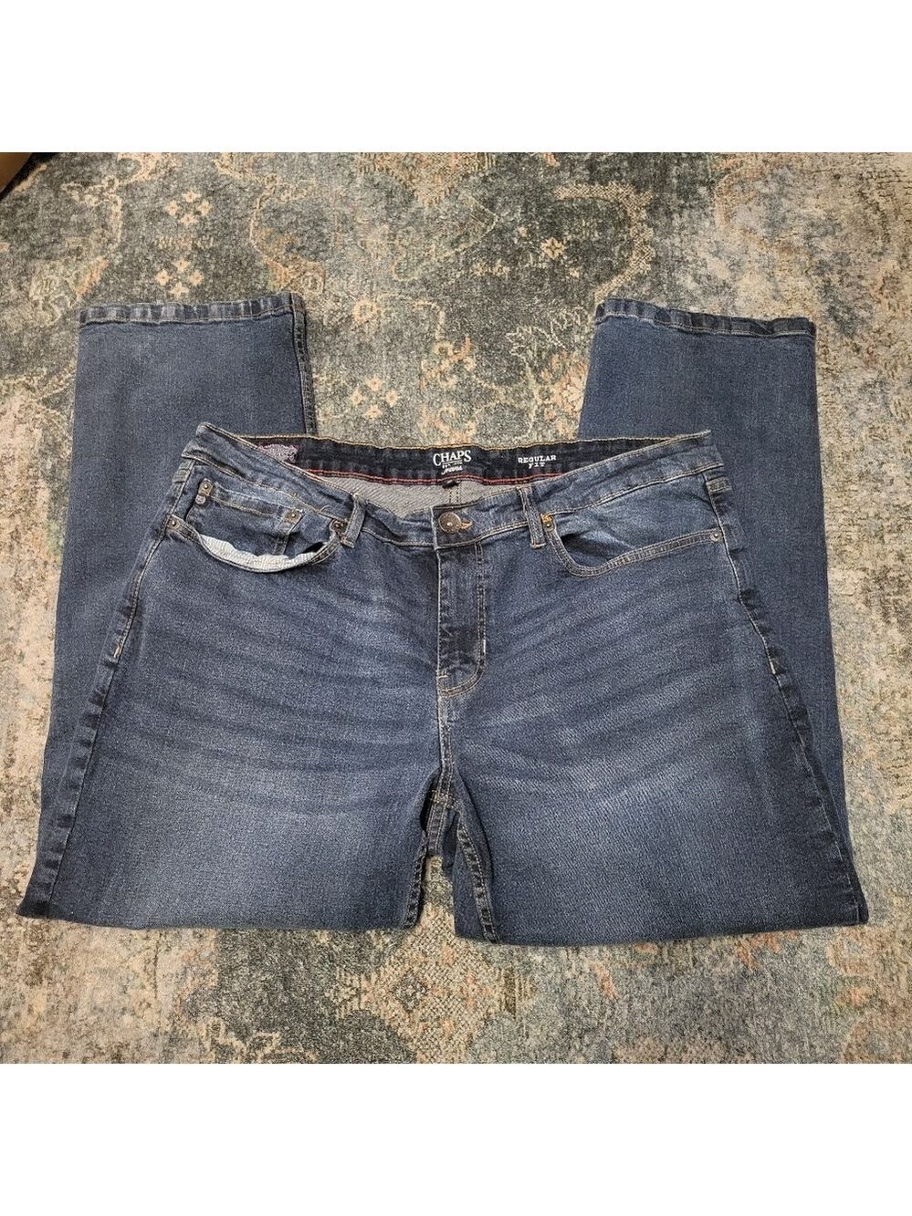 Chaps Men's Relaxed Fit Denim Jeans 36x30